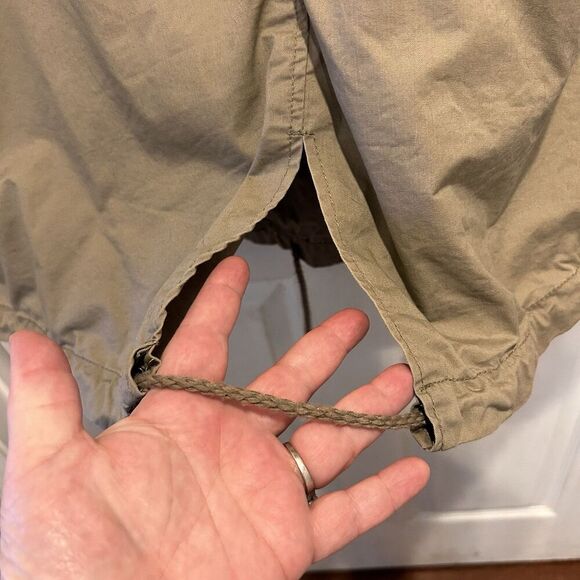 Rue 21 Jacket Juniors XL Khaki Brown With Hood Cotton Long Sleeve Pockets - Picture 9 of 12